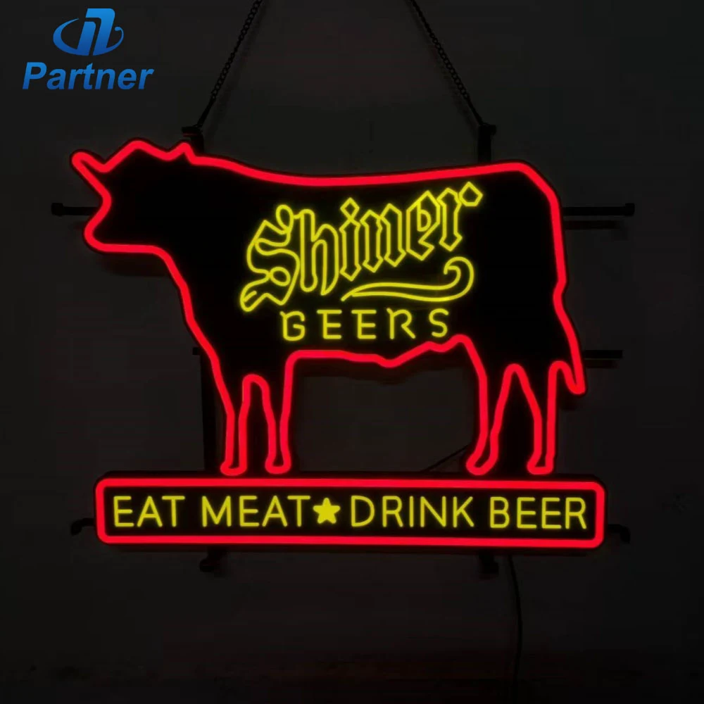 LED beer sign  Bar wall decor