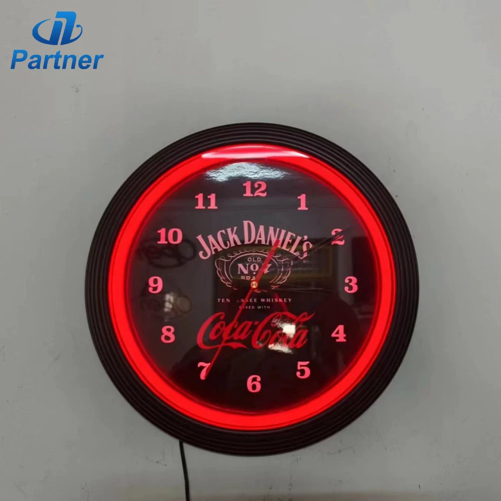 neon clock