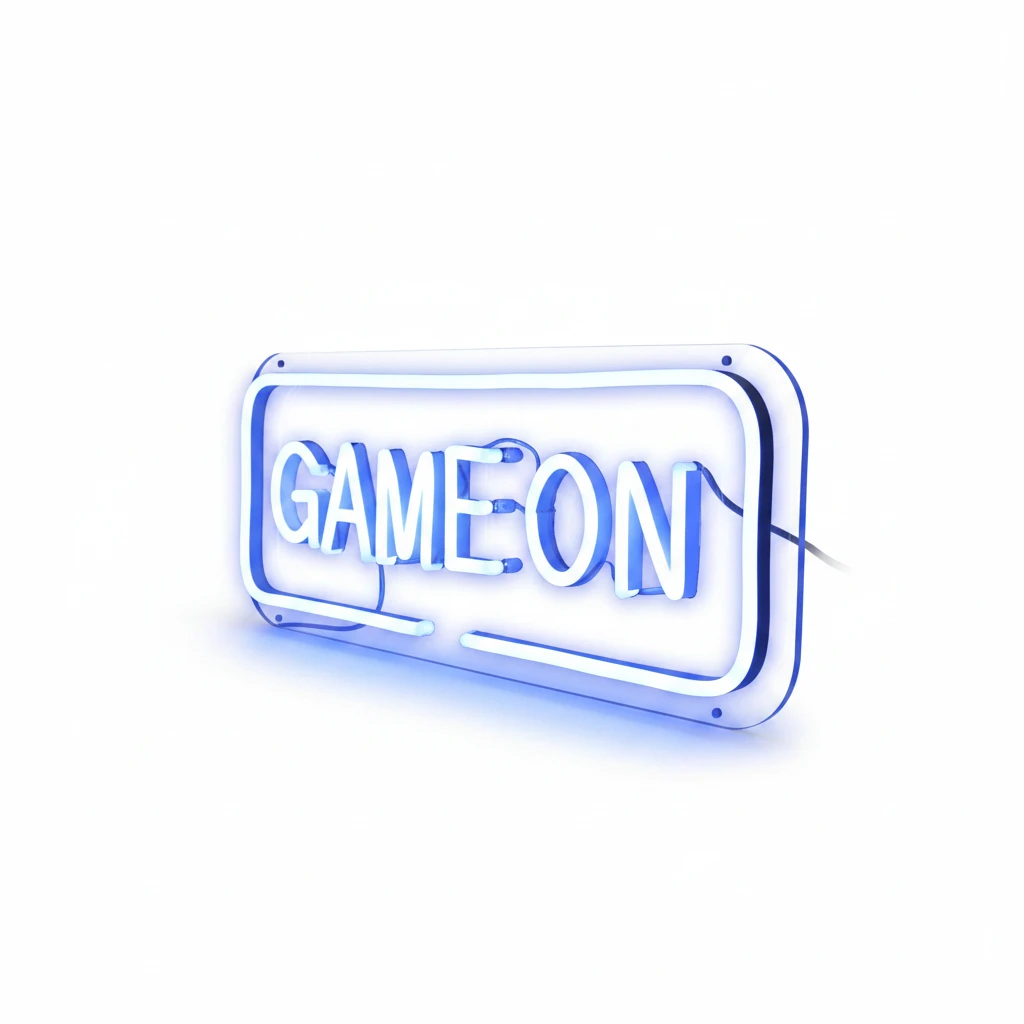 Customized Neon Sign Dropshipping Fast Delivery Neon Sign Custom GAME ON Letter Light Custom Led Neon Sign Logo